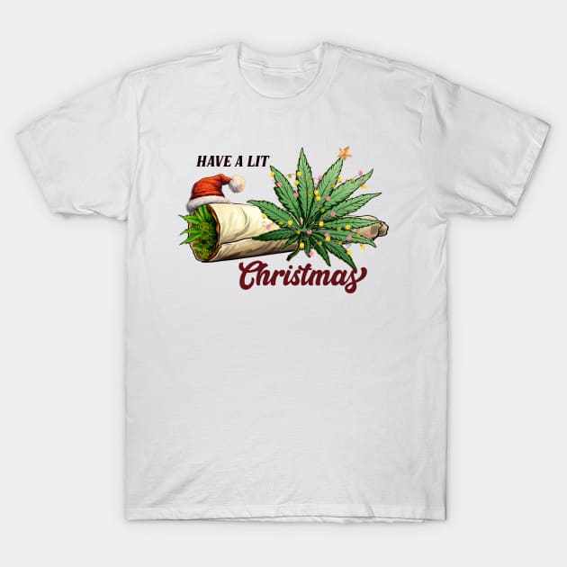 Have a Lit Christmas T-Shirt by MZeeDesigns